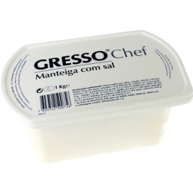 Manteiga S/Sal 1 Kg Chef Gresso