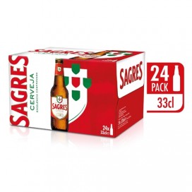 Cerveja Sagres Bca 4X6 0.33Tp (Six Pack)(24Un)