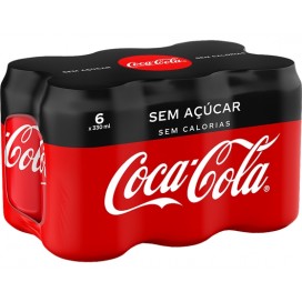 Coca Cola Zero 0.33 Lata (24Un)
