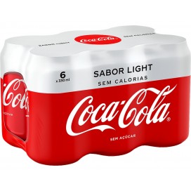 Coca Cola Light 0.33 Lata (4X6 Un)