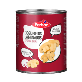 COGUMELOS LAMINADOS (PL. 0,780)  / CX 6 UN DE  1kg CADA