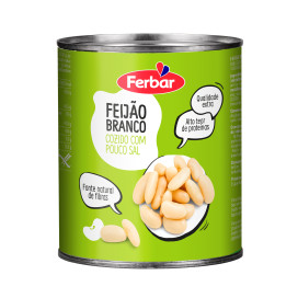 FEIJÃO BRANCO  / CX 6 UN DE  1kg CADA