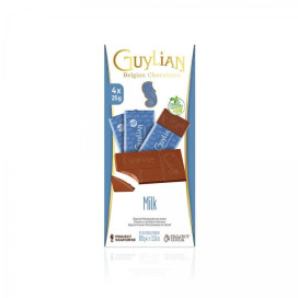 GUYLIAN - TABLETE DE CHOC. LEITE C/ STEVIA  / CX 12 UN DE 100g CADA