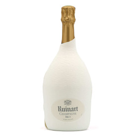 Champagne R de Ruinart Brut em uma caixa de segunda pele garrafa de 75cl 