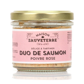 Duo salmão defumado e pimenta rosa para barrar 100gr