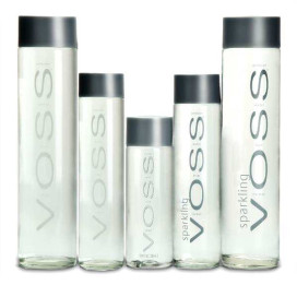 Voss - águas calmas da Noruega  3 frascos de vidro 375ml