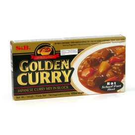 Curry japonês forte em cubos Caixa de 220g (12 cubos)