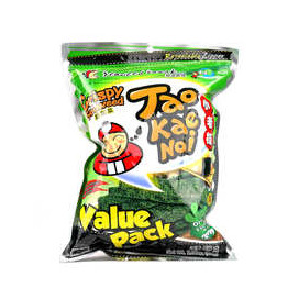 Chips coreanos de algas marinhas crocantes Tao Kae Noi  59Gr