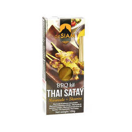 Kit de espetinhos de marinada Satay  100Gr
