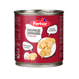 COGUMELOS LAMINADOS (PL. 0,185) F.ª  / CX 12 UN DE 1/4kg CADA