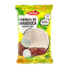 FARINHA DE MANDIOCA  / CX 10 UN DE 500g CADA