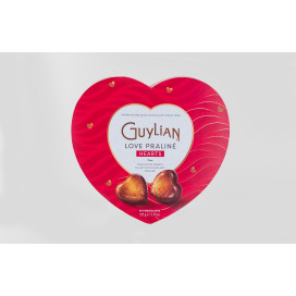 GUYLIAN - LOVE PRALINÉ HEART BOMBONS  / CX 6 UN DE 105g CADA