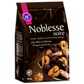 BISCOITOS SORTIDOS NOBLESSE NOIRE - H.FREITAG  / CX 10 UN DE 300g CADA