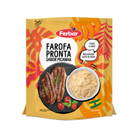 FAROFA SABOR PICANHA / CX 12 UN DE 250g CADA