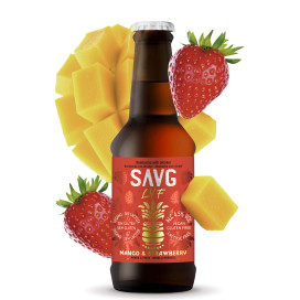 SAVG LYF Kombucha Mango Strawberry 12 x 250ml