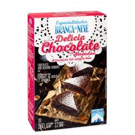 Branca de Neve Delícia de Chocolate com amêndoa 360gx6