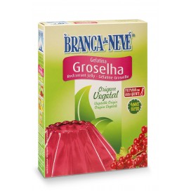Branca de Neve Gelatina Vegetal Groselha 85gx6