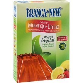 Branca de Neve Gelatina Vegetal Morango-Limão 85gx6