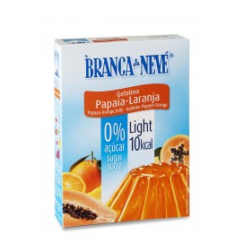 Branca de Neve Gelatina Light Papaia-Laranja 31gx6