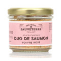 Duo salmão defumado e pimenta rosa para barrar 100gr