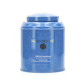Caixa de metal azul - chá Hammam  Lata 100Gr