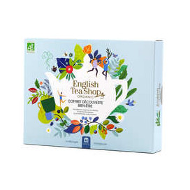 Caixa de infusões orgânicas de bem-estar - 48 sachês 6 sabores
