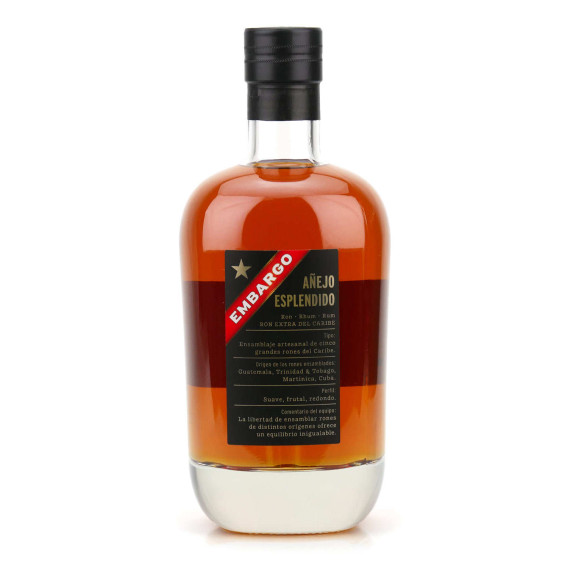 Embargo Anejo Esplendido - Caribbean Rum 40%  70cl