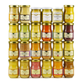 Coffret presente 24 mostardas Maison Fallot