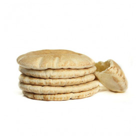 Pão pita  12 ou 15 cm Kebab cx 72 unid. congelado