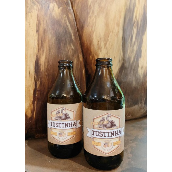 Cerveja Justinha cx com 12 un, 330 ml