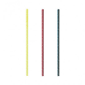 Palhinhas de Papel Zig-Zag "Pure" Ø 6mm