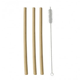 Palhinhas de Bambu "Pure" Ø 1cm