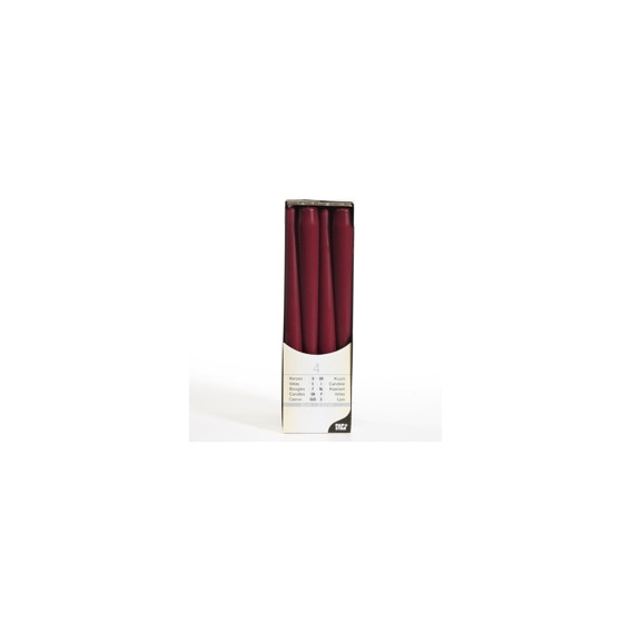 Velas Candelabro Bordeaux
