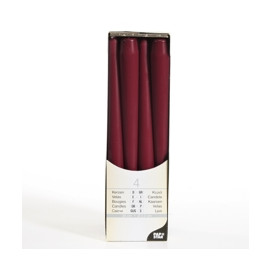 Velas Candelabro Bordeaux