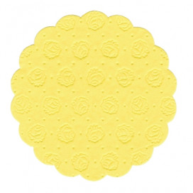 Bases para Copos Amarelo 