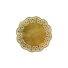  Naperons Redondos Ø 36cm Dourado