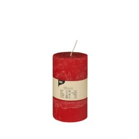 Velas Cilindro Vermelho "Rústico" Ø 70mm . 130mm