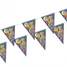 Grinaldas com Bandeiras "Happy Birthday"