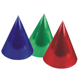 Chapéus de Festa em Cone "Metallic"