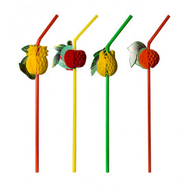 Palhinhas Flexíveis Frutas Ø 5mm