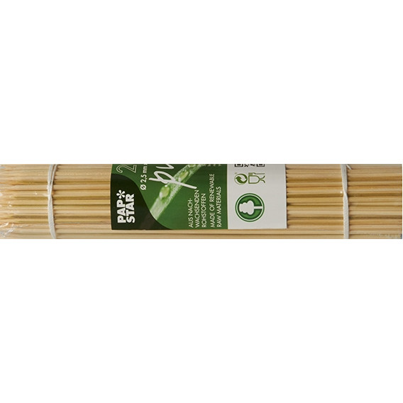 Espetos em Bambú 20 cm