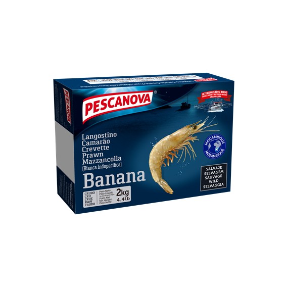 CAMARÃO MOÇAMB. BROWN CB (80/100) 2kg cx 12Kg