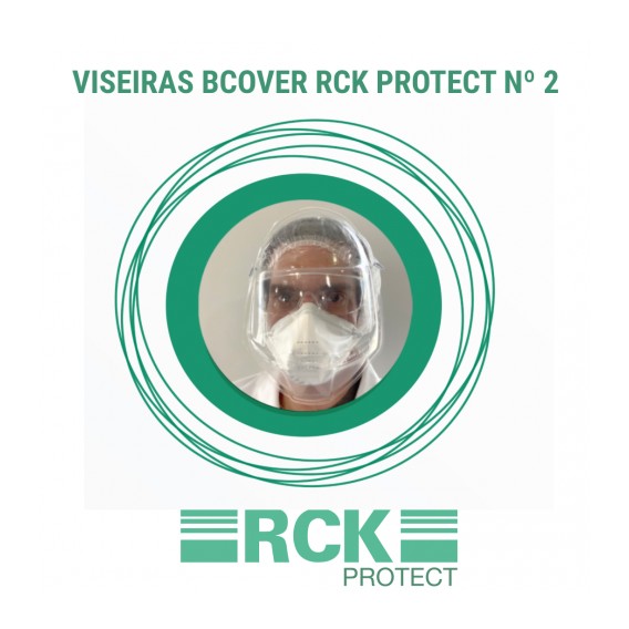 Viseira Bcover RCK Protect nº2 Caixa com 24 unidades