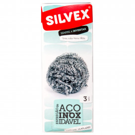 Esfregão em Aço Inox (3 UNI)