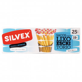 Sacos Lixo Escritório 19L (25 UNI)