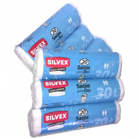 Pack 3 Rolos Sacos para Lixo 30L (3X 20 UNI)