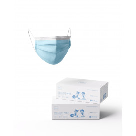 Máscaras de Proteção Descartáveis Freedom Kids Azul (30 UNI)