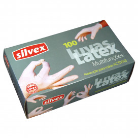 Luvas Descartáveis em Látex L (100 UNI)