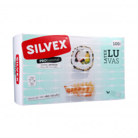 Luvas Descartáveis em Látex M (100 UNI)