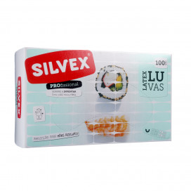 Luvas Descartáveis em Látex S (100 UNI)